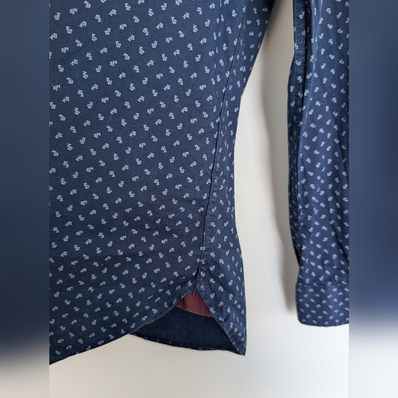DR&N Printed Dark Blue Shirt L - Picture 6 of 10